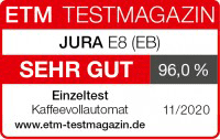 ETM Testmagazin Note Sehr Gut